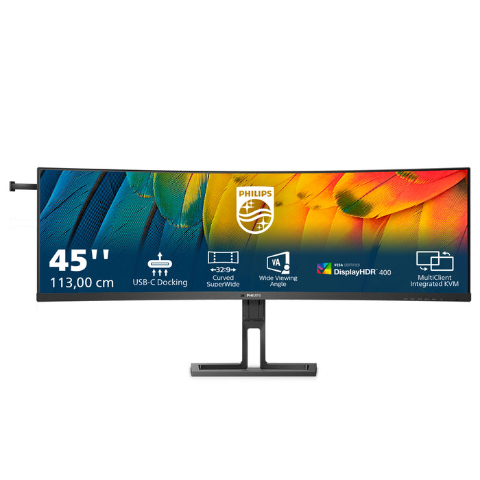 Philips 6000 series 45B1U6900C/00 computer monitor 113 cm (44.5") 5120 x 1440 pixels UltraWide Dual Quad HD LED Black
