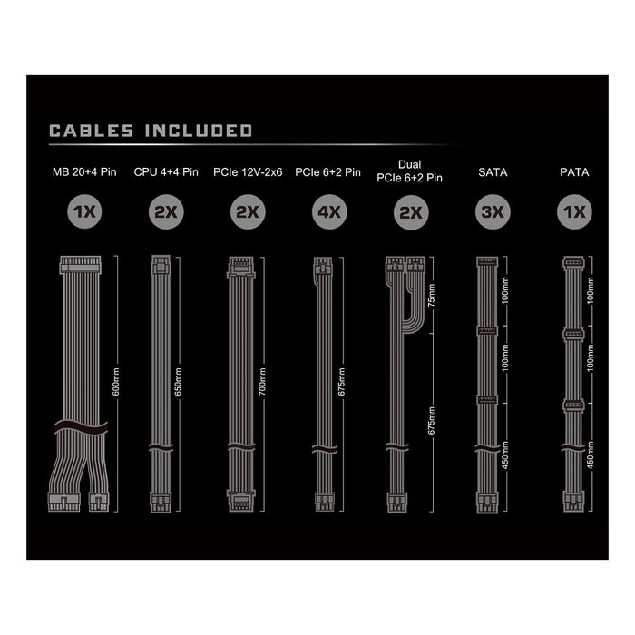 Asrock Taichi TC-1300T power supply unit
