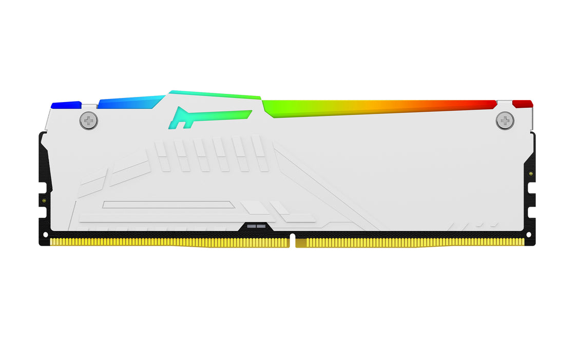 Kingston Technology FURY Beast 32GB 5600MT/s DDR5 CL40 DIMM (Kit of 2) White RGB XMP