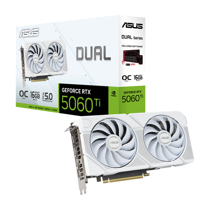 ASUS Dual -RTX5060TI-O16G-WHITE