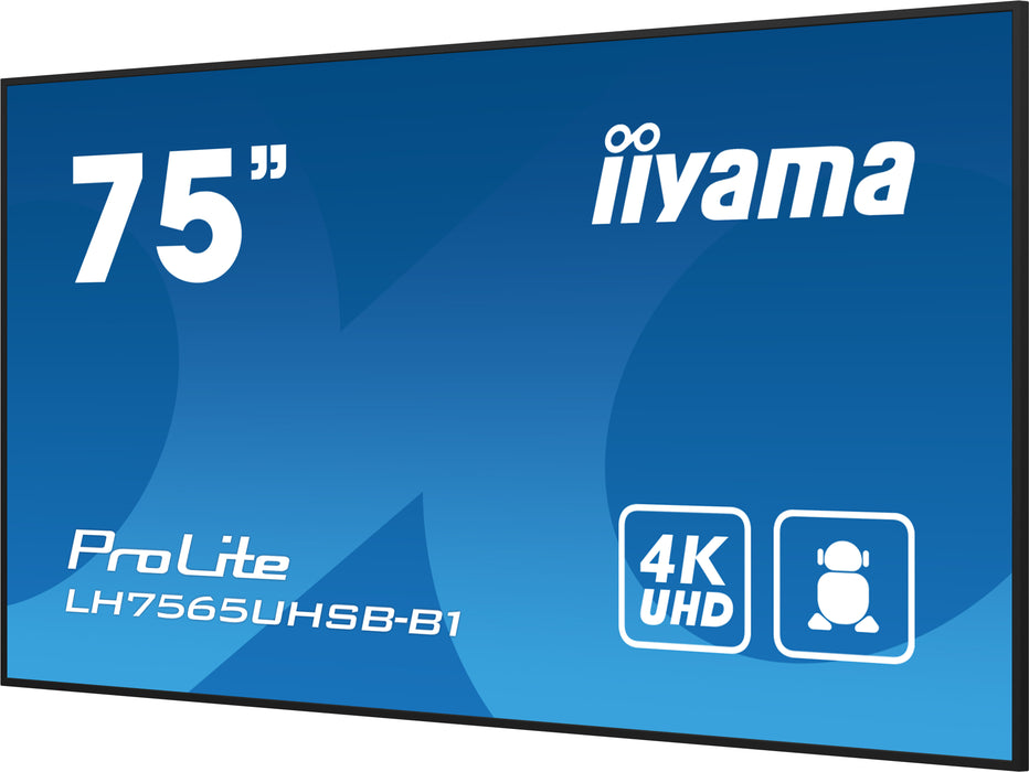 iiyama LH7565UHSB-B1 Signage Display