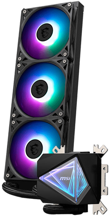 MSI MAG Coreliquid I360 Computer case All-in-one liquid cooler 12 cm Black 1 pc(s)