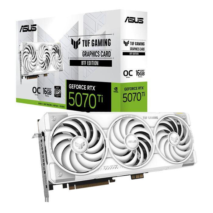 ASUS TUF Gaming TUF-RTX5070TI-O16G-BTF-WHITE