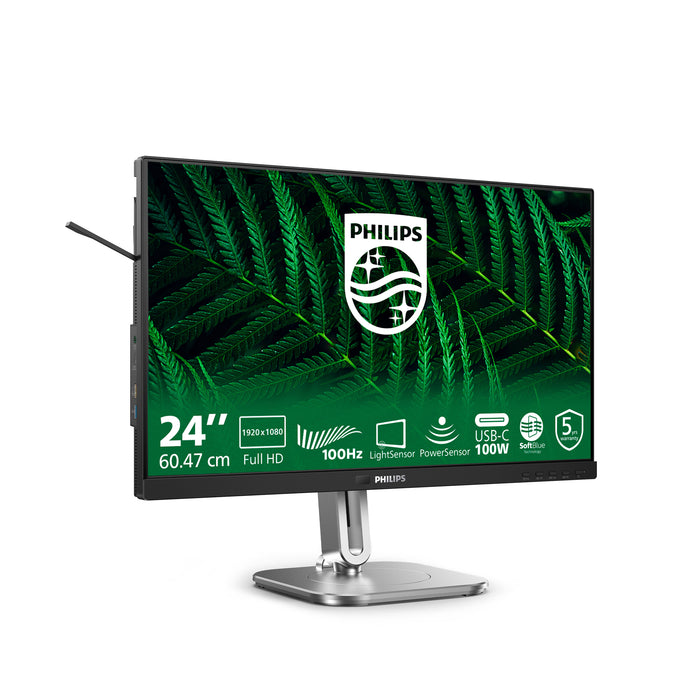 Philips 5000 series 24B2G5301/00 computer monitor 60.5 cm (23.8") 1920 x 1080 pixels Full HD LCD Black