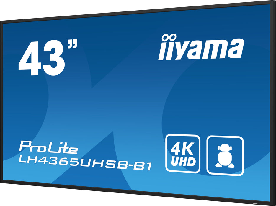 iiyama LH4365UHSB-B1 Signage Display