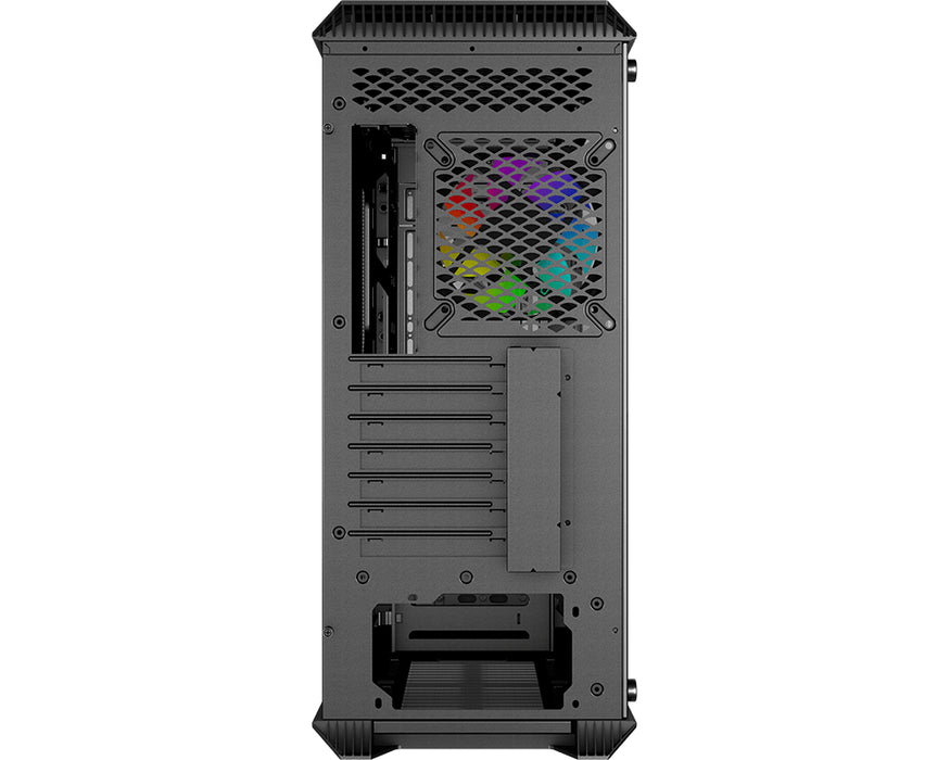 MSI MPG GUNGNIR 100 Mid Tower Gaming Computer Case 'Black, 1x 120mm ARGB + 3x 120mm Fan, Mystic Light Sync, 8 Channel ARGB Hub, Tempered Glass Panels, E-ATX, ATX, mATX, mini-ITX'