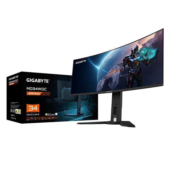 GIGABYTE MO34WQC computer monitor