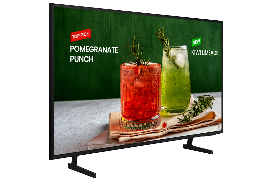 Samsung BE43D-H Digital signage flat panel 109.2 cm (43") LED Wi-Fi 4K Ultra HD Black Tizen 16/7