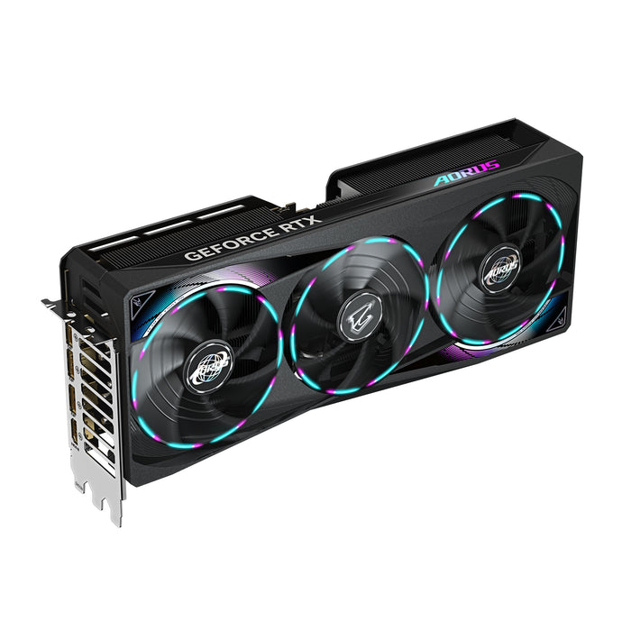GIGABYTE AORUS GeForce RTX 5070 MASTER 12G Graphics Card - 12GB GDDR7, 192bit, PCI-E 5.0, 2715 MHz Core Clock, 3 x DP 2.1a, 1 x HDMI 2.1b, NVIDIA DLSS 4, GV-N5070AORUS M-12GD
