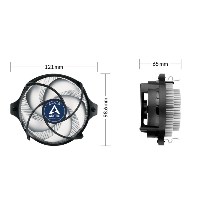 ARCTIC Alpine 23 - Compact AMD CPU-Cooler