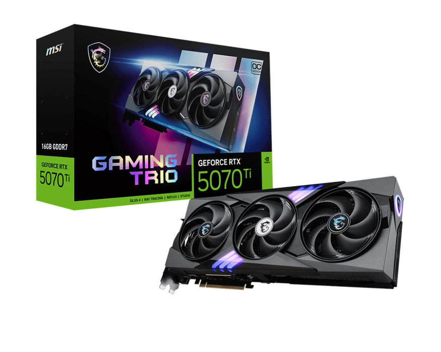 MSI GAMING GeForce RTX 5070 Ti 16G TRIO OC