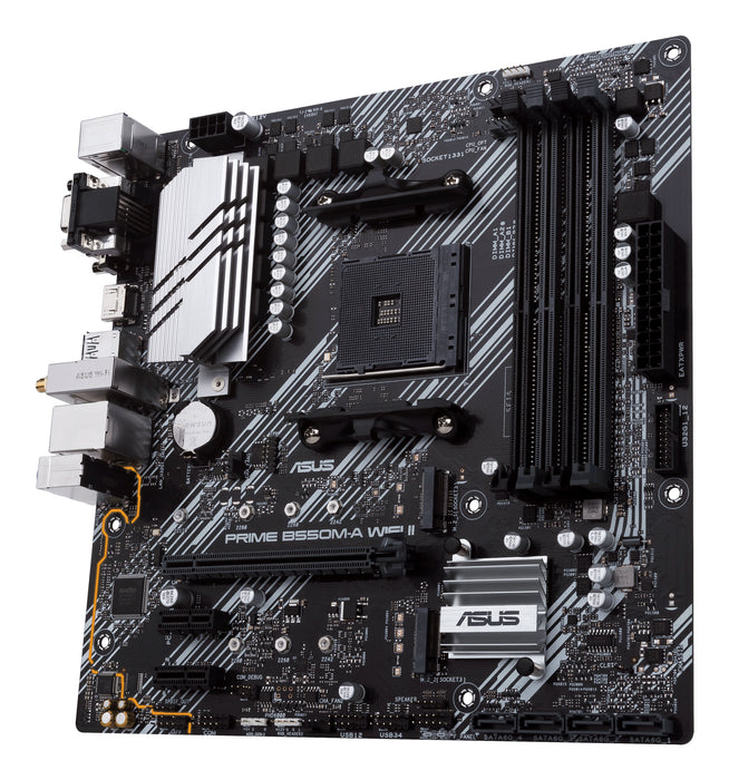 ASUS PRIME B550M-A WIFI II AMD B550 Socket AM4 micro ATX