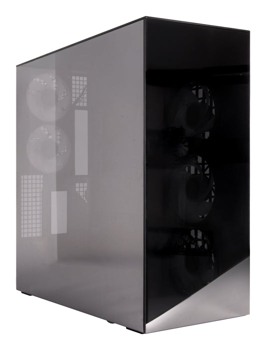 ARCTIC Xtender VG (Mirror Black) Premium E-ATX PC Case with Vertical GPU Mounting
