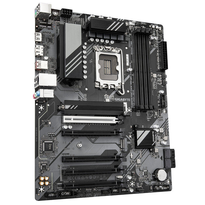 GIGABYTE B760 DS3H GEN5 Motherboard - Supports Intel Core 14th Gen CPUs, 8+2+1 Phases Digital VRM, up to 5600MHz DDR5, 2xPCIe 4.0 M.2, 1GbE LAN, USB 3.2 Gen 2x2