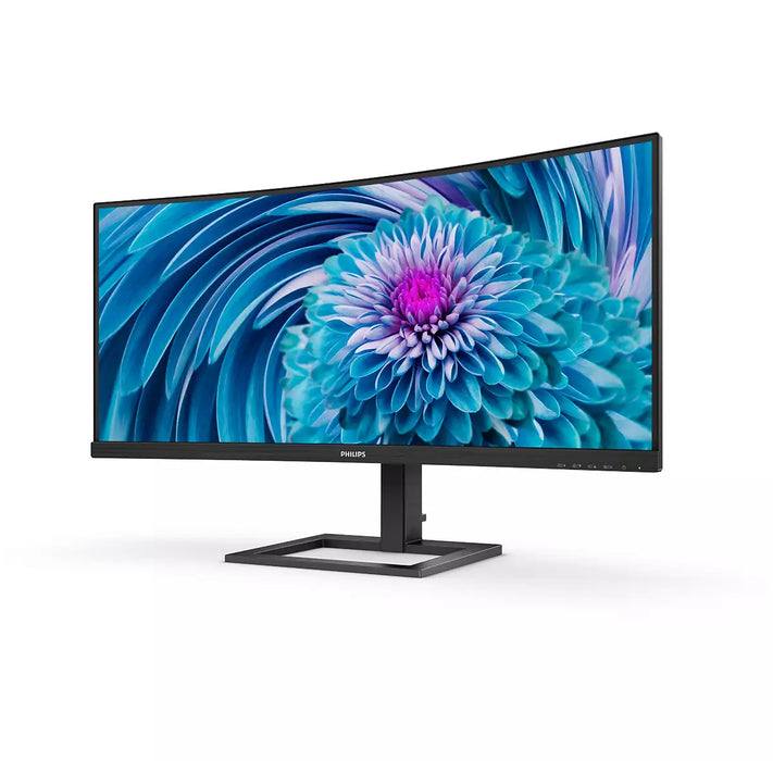 Philips E Line 346E2CUAE/00 computer monitor 86.4 cm (34") 3440 x 1440 pixels Wide Quad HD+ LCD Black