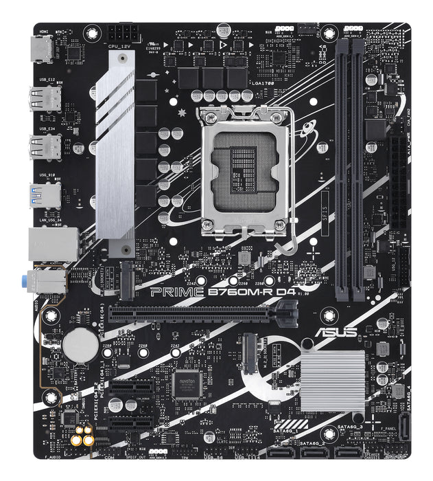 ASUS PRIME B760M-R D4 Intel B760 LGA 1700 micro ATX