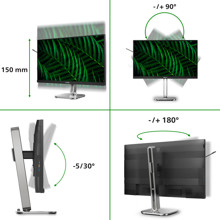 Philips 5000 series 27B2G5200/00 computer monitor 68.6 cm (27") 1920 x 1080 pixels Full HD LCD Anthracite