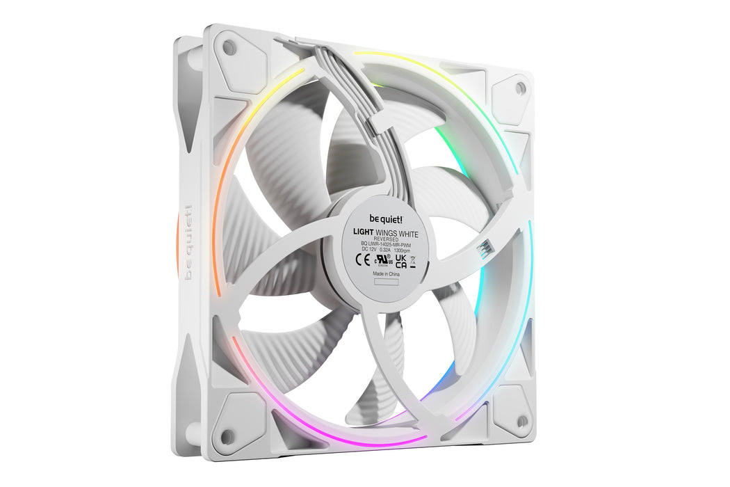 be quiet! Light Wings 140 mm PWM Reverse White