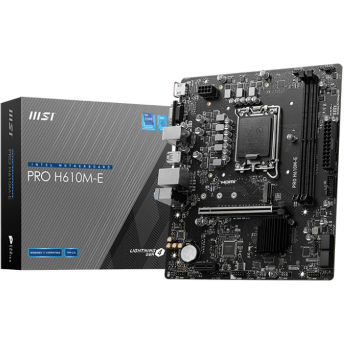 MSI PRO H610M-E